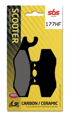 SBS 177HF PASTIGLIE FRENO ANTERIORE PIAGGIO FLY 4T 3V IE E3 LEM 125 2012-2014 - Изображение 1 из 4