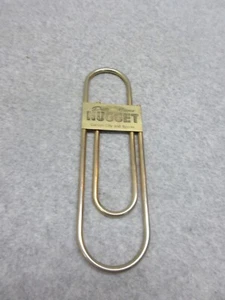 Vintage DICK GRAVES  NUGGET CASINO Carson City & Sparks   7" PAPERCLIP  Souvenir - Picture 1 of 2