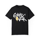 Game Over Urban Graffiti Kunststil Zitat: Unisex Kleidung gefärbt T-Shirt