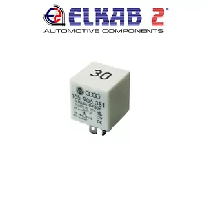 Relais 12V 30 Steuergerät Kraftstoffpumpe, VW Audi Seat Skoda 165906381 ORIGINAL - Bild 1 von 5