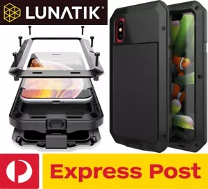 iPhone X/XS LUNATIK TakTik Ultimate Shockproof & Waterproof Extreme METAL Case - Picture 1 of 21