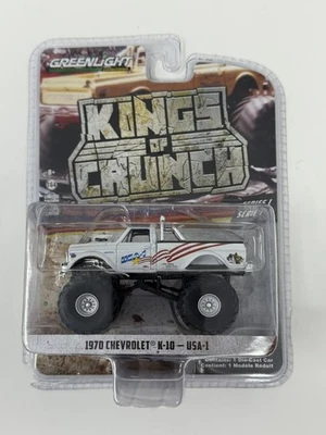 Chevrolet K-10 2018 Greenlight Kings of Crunch 1970 EE. UU.-1 Monster Truck 1:64 Foto 1 de 2