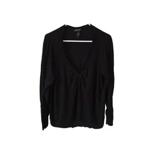 Lane Bryant Women's 22/24 Black Sweater V Sweater - Picture 1 of 4