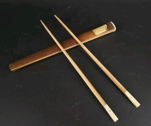 Palillos japoneses vintage / Hashi / Palillos - Bambú y hueso - Imagen 1 de 2