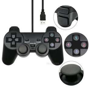 USB Gamepad for Windows XP/7/8/10 Wired PC Controller Joypad Computer Joystick - Picture 1 of 13