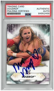 DOUDROP SIGNED AUTOGRAPH SLABBED WWE 2021 TOPPS CARD PSA DNA PIPER NIVEN - Picture 1 of 2