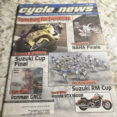Cycle News Magazine November 7, 2001 - Image 1 of 4