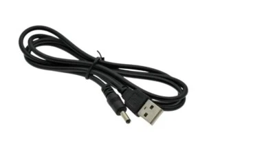 DC 5V Charger Cable USB To Barrel Jack 3.5mm x 1.35  Charging Lead  3000mA - Image 1 of 3