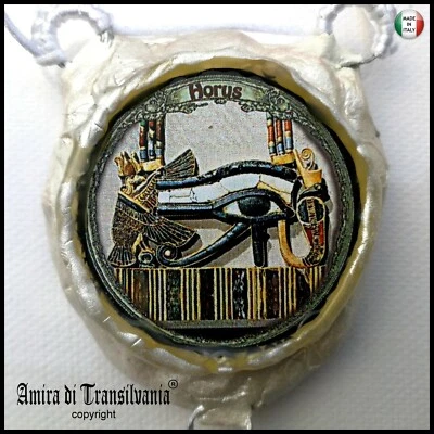 talismano occhio di horus egizio amuleto antico egitto collana potente rituale  - Immagine 1 di 4