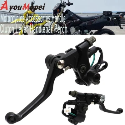 Para KAWASAKI KX65 KX80 KX85 KX 100/125 Manillar Embrague Palanca Mango Percha Negro Foto 1 de 4