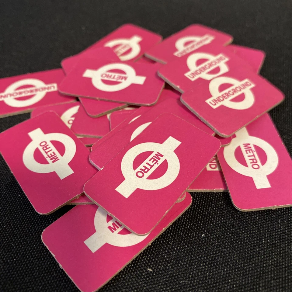 Scotland Yard 1985 juego de mesa repuestos - entradas subterráneas cantidad 21 Foto 1 de 1