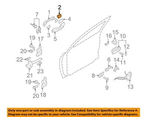 HYUNDAI OEM Elantra Lock Hardware-Rear Door-Handle, Outside Cover 826522H020 B11 - Picture 1 of 1