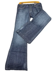 Citizens of Humanity Ladies Bell Bottom Stretch Jeans Size 26 Waist 32 Inseam - Picture 1 of 9