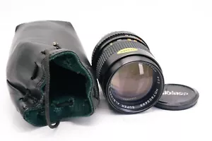 Albinar Super SC 135 mm F2.8 obiettivo montaggio Pentax PK con tappi, custodia in pelle, bello! - Foto 1 di 8