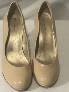Tahari Pumps Women's Colette Medium Buttercup Patent Heels Size 7 M - Picture 1 of 5