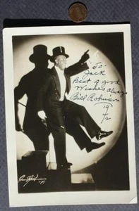 RARE Bill Bojangles Robinson signed autographed 1942 photo Shirley Temple Star-- - Picture 1 of 1
