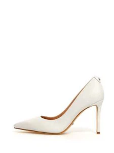 GUESS FL5PI9LEA08 Zapatos De Tacón De Piel Blanca - Imagen 1 de 3