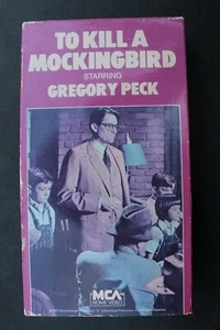 To Kill A Mockingbird 1962-1987 Gregory Peck MCA Film Vintage Surfing Video VHS - Picture 1 of 8