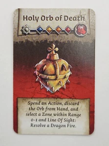 Carta equipaggiamento Holy Orb of Death Vault scatola orda verde zombicida CMON - Foto 1 di 2