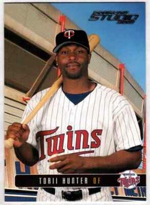 Torii Hunter 2003 Donruss Studio Sample Silver - Picture 1 of 1