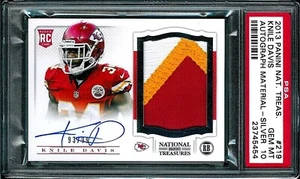#93/99 (POP 3) PSA 10 Rc Jersey Knile Davis Auto 2013 National Rookie Autograph - Picture 1 of 3
