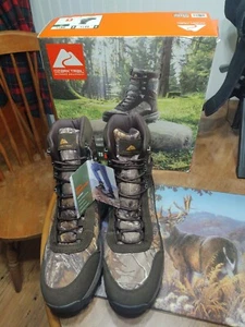 NWT OZARK TRAIL Mens 11.5 Terrain Hunting Boots Waterproof Laced in Box  - Picture 1 of 8