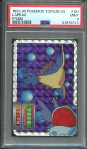 1998-99 Pokemon Topsun VS Lapras Wartortle Prism #131 PSA 9 MINT - Picture 1 of 2