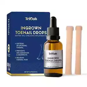 Natural Ingrown Toenail Relief 20 ml Drops Soothing Nail Softening Formula Uk - Picture 1 of 4