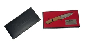 Buck Knives Whitetail Deer Collectible Box and Sheath 2004 - Picture 1 of 2