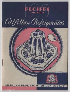 Los Angeles VENICE BLVD Libro di ricette vintage GILFILLAN RICETTE FRIGORIFERO - Foto 1 di 5