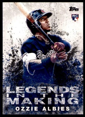 2018 Topps #LITM-4 Ozzie Albies Legends in the Making RC - Image 1 of 2