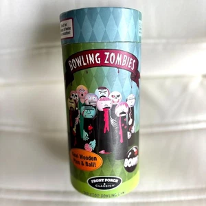 Veranda Klassiker Tabletop Bowling Zombies Echtholz Pins & Ball Spiel - Bild 1 von 8
