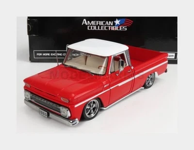 SUN-STAR 01365 CHEVROLET - C-10 PICK-UP LOWRIDER 2-DOOR 1965 - RED WHITE - 1/18 - Immagine 1 di 2