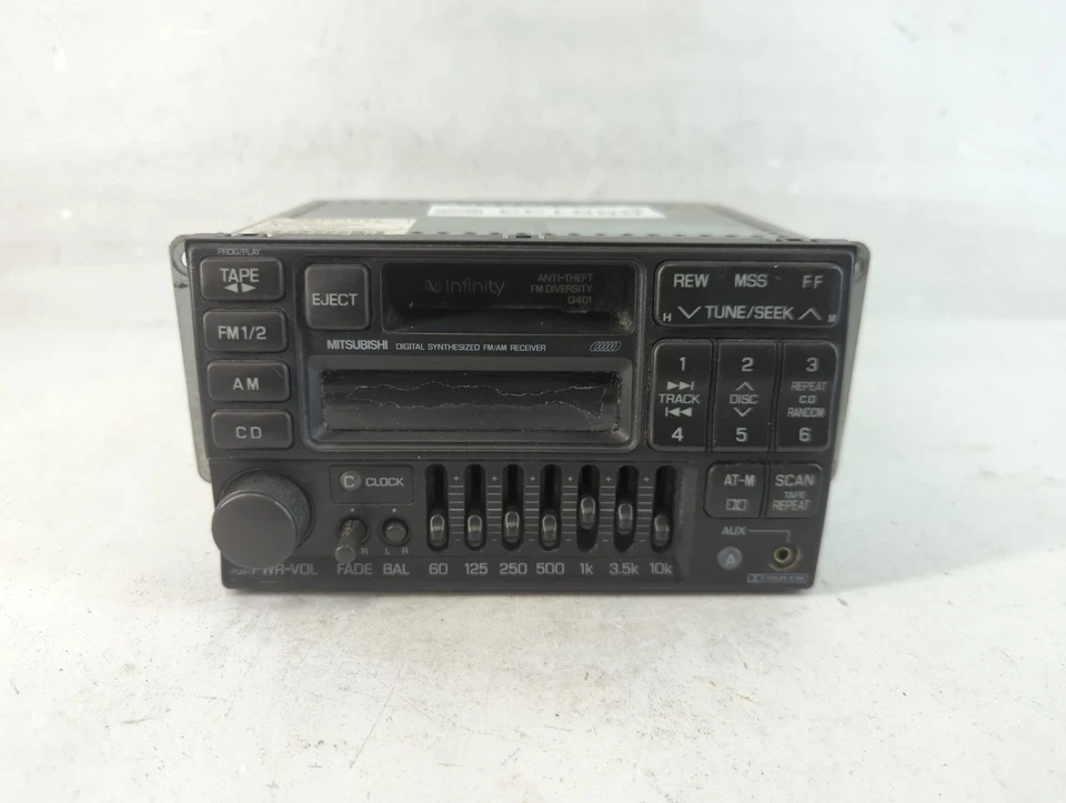 Receptor de radio reproductor de CD Am Fm Mitsubishi 3000gt 1993-1996 RU6G2 Foto 1 de 4