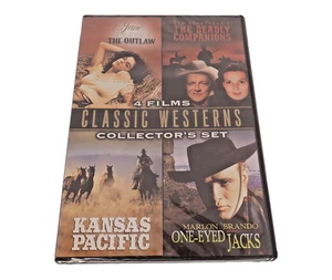 Classic Westerns DVD New/Sealed The Outlaw / The Deadly Companions / Kansas Paci - Imagen 1 de 2