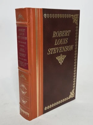 Robert Louis Stevenson Treasure Island Jekyll Hyde Leather Bound Amaranth Press - Image 1 of 4