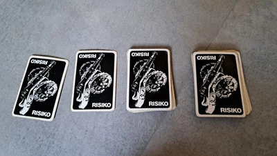 1 Satz Länderkarten + 2 Jocker  Länder Karten Für RISIKO SPIEL von Parker 80 Er - Bild 1 von 4