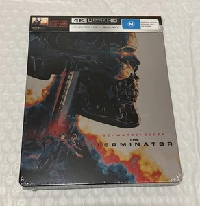 The TERMINATOR 40th Anniversary Limited Edition Steelbook 4k Ultra HD + Blu Ray - Picture 1 of 2