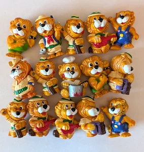 Ferrero Kinder Egg Toys ' Leo Ventura Lion ' 15 Pieces - ' 1993 ' - Picture 1 of 3