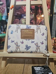 Loungefly Disney Bambi Thumper Flower Characters Wallet Zip Around Cute NEW - Picture 1 of 3