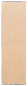 Khaki Traditional 2'11" x 9'3" Oriental Hand woven Wool Area Rug - Picture 1 of 9