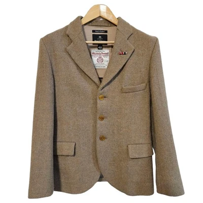 Nigel Cabourn Harris Tweed Authentic Line Blazer Jacket Size 48 UK Collection - Image 1 of 4