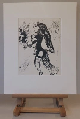 ORIGINAL Marc CHAGALL Lithographie Mourlot 291 DARBIETUNG +Expertise +PP - Bild 1 von 4