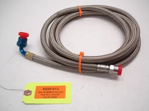 NASCAR BMRS -6an / -8an SS BRAIDED FUEL LINE / RETURN HOSE 113.5" LONG 9'-5.5 12 - Picture 1 of 5