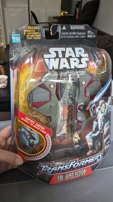 Star Wars: Transformers, Obi-Wan Kenobi: Jedi Starfighter 2005 Hasbro - Image 1 of 3
