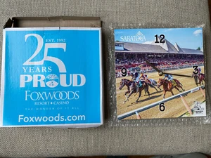 NEU! Kentucky Derby Foxwoods Casino Wanduhr 25th Jubiläum 1992-2017 Sammlerstück - Bild 1 von 7