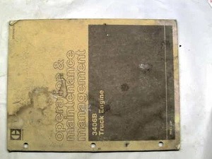 CATERPILLAR 3406B Truck Engine,Operation and Maintenance Management, SEBU6026-02 - Picture 1 of 1