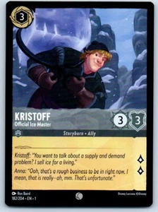 Tarjeta oficial Kristoff Ice Make 182/204 Disney Lorcana - Imagen 1 de 2