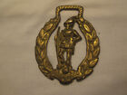 Horse Brass Robin Hood Medallion Bridle Harness Decoration Vintage