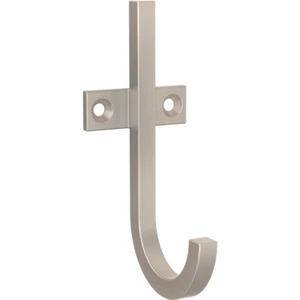 Better Homes & Gardens B37304L-SN Single Prong J Coat, Hat, Robe Hook - Picture 1 of 1